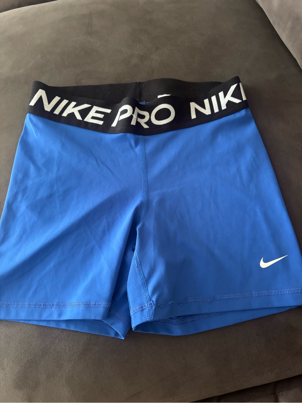 Nike Pro Blue Compression Shorts
